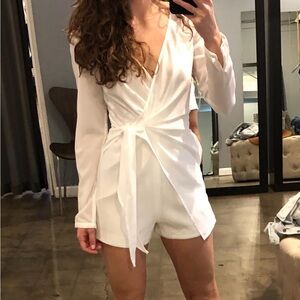 Stylestalker Classic White Romper